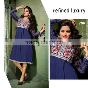 Party Wear Kurtis 2015 thumbnail-6