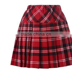 Red Fashional Japan Design School Uniform Skirt thumbnail-1