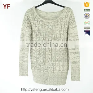 Boat Neck Knitting Pattern 2015 Men's Wool Sweater thumbnail-1