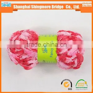 2016 Chinese Popular Colourful Polyester Fdy Yarn With 50g Ball for Knitting by Hand thumbnail-4