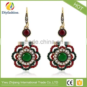2017 Latest Fashion Bohemia Hollow Out Flowers Stud Earrings thumbnail-1