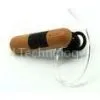 Lightweight Noise Cancellation Wood Case Wireless Mono Bluetooth V3.0 Headset thumbnail-1