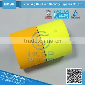 Color Light Fluo-yellow Retro Reflective Fabric Tape for Garments thumbnail-1