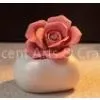 Handmade Essential Oils Diffuser With Ceramic Flower, Glossy Vase TS-CF001 thumbnail-1