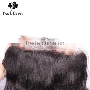 10-22 Inches 13x4 Ear to Ear Straight Wave 1b# Lace Indian Hair Frontal thumbnail-6