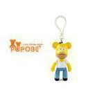 Typical Cartoon Character PVC POPOBE Bear Keychain Children Bag Accessories thumbnail-1