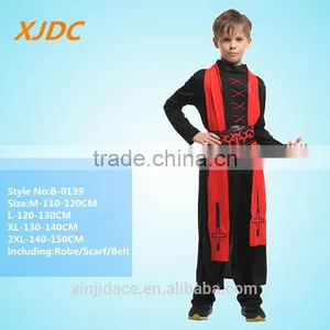 Fancy Style Devil Red Color Dress Kids Vampire Dress for Halloween thumbnail-5