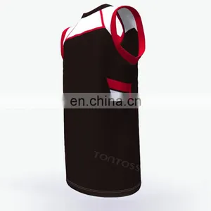 Custom Sleevesless Basketball Clothes Equipments of Basketball Jersey thumbnail-6