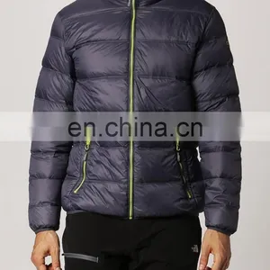 Men Shiny 100% Polyester Down Jacket thumbnail-3