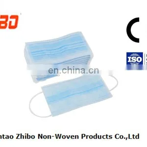 Free Sample Surgical Face Mask Disposable Nonwoven Face Mask Earloop thumbnail-3