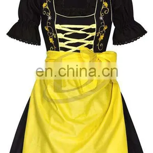 Bright Silk Dirndl Oktoberfest, Carnival Dress, Party Dress, Quality Dress(Traditional Clothing) thumbnail-1