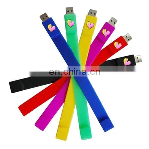 Fashion Custom Silicone Bracelet Usb Flash Drive thumbnail-4