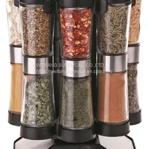 High Quality 16 Jars Spice Jar Set thumbnail-1