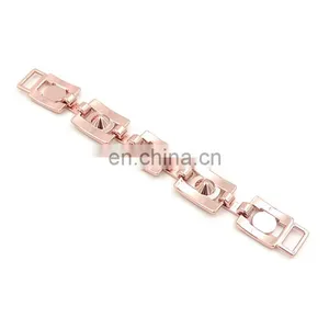 China Fashion Shoes Accessories Rose Gold Color Custom Garment Metal Chains For Bags thumbnail-2