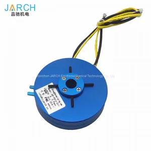 Through Hole 10a Electric Swivel Slip Ring Rotary Joint Electrical Connector thumbnail-1