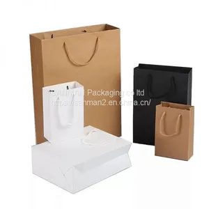 Good Sale Christmas Kraft Custom Flat Paper Gift Bag thumbnail-5