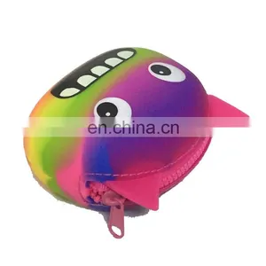 Novelty Fashion Kids Gifts Coin Case Women Clutch Zipper Change Money Wallet Silicone Coin Purse thumbnail-5