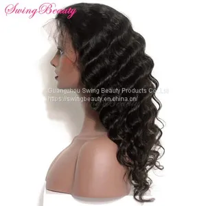 Factory Wholesale Full Lace Human Hair Wig 100% Natural Human Hair Extensions thumbnail-2