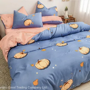 Autumn and Winter Thickened Cotton Sanded 4pcs Bedding Set thumbnail-5