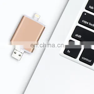 2019 Best Selling Product Push-and-pull Usb Flash Drive For Iphone for Android for Computer 3 in 1 USB Stick 64gb thumbnail-4