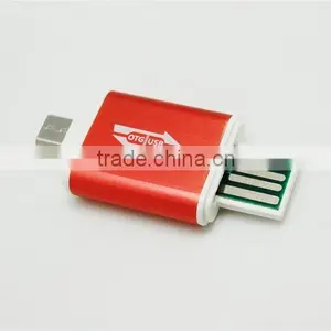 Aluminium Alloy TF Card Micro USB OTG Smart Card Reader thumbnail-2