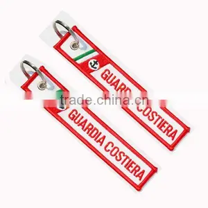 Cheap Emblem Keyring Embroidery Key Tag thumbnail-1