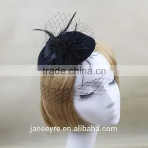 Wholesale Party/Races/Christams Mini Fascinator Hat With Veilling thumbnail-1