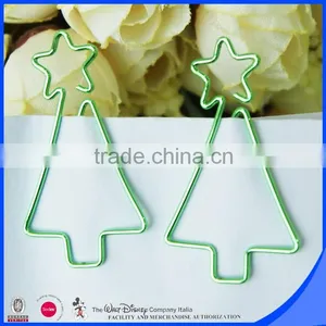 Christmas Tree Design Paper Clip Metal Spring Clips thumbnail-5