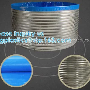 Aquaculture Pool PVC Coated Cloth COATED BANNER Tarpaulin Greenhouse Fish Pond Crayfish Koi Culture Child Water Pool thumbnail-4