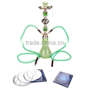 New Design JYH04 Green Glass Hookah Shisha thumbnail-1