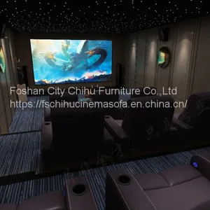 CHIHU Theater Furniture Luxury Low Seat Comfortable Home Plush Theater Chairs Recliner Chair Sofa Recliner Sofa Chair thumbnail-4