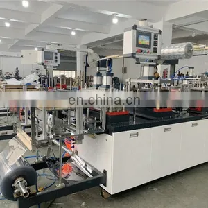 PCL450 Automatic Plastic Drink Paper Cup Cover Lid Cap Thermo Forming Punching Cutting Machine thumbnail-5
