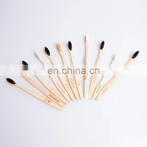 Organic Decomposable Bamboo Toothbrush Household Soft Bamboo Toothbrush thumbnail-1