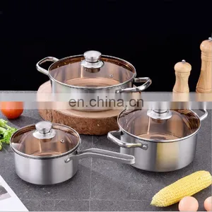 China Stainless Steel Pots and Pans Soup Hotpot Stainless Steel Casserole Rotating Pot thumbnail-1