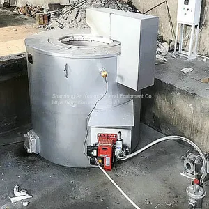 Small Electric Crucible Aluminum Copper Melting Furnace thumbnail-4