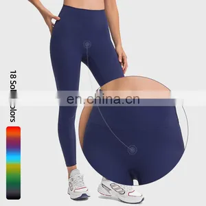 Hot Sale Girl Women High Waisted Nude Crotchless Yoga Tights Leggings Pants Sexy Neon Custom Fitness & Yoga Wear thumbnail-1