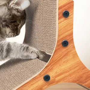 MeowLove Hot Sales Scratcher Cat Play Toy Corrugated Cardboard Cat Scratcher Cat Cardboard thumbnail-4