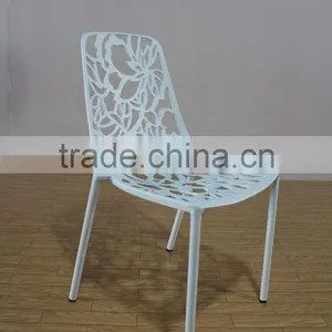 Aluminum Outdoor Furniture Modern Hollow Forest Garden Chair Quality Choice thumbnail-1