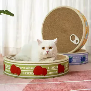 MEOW LOVE Canned Sisal Cat Claw Board Cat Nest Grinding Claw Four Seasons General Oversized Toy Canned thumbnail-4