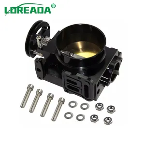 Upgrade Black 70mm Throttle Body for Subaru Impreza WRX STI EJ20 EJ25 Turbo 2001-2005 thumbnail-1