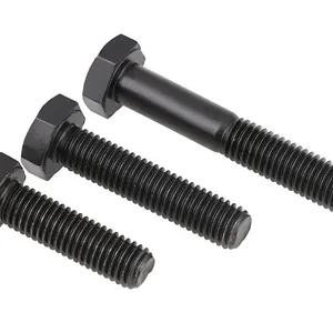 High Strength Bolt Grade 8.8 External Hexagonal Screw Grade 10.9 Bolt Screw Grade 12.9 Full and Half Button Hexagonal Screw thumbnail-1