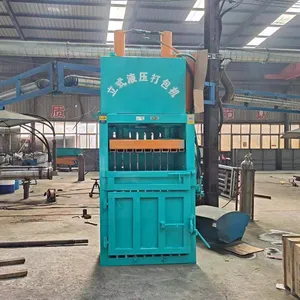 Vertical Hydraulic Baler Cotton Bale Machine Clothing Baling Press Baler Machine for Used Clothing thumbnail-5