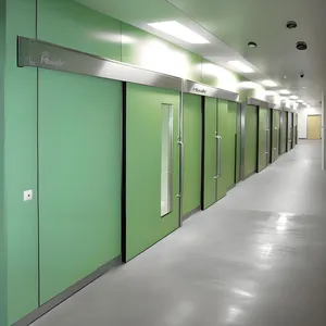 Airtight Door Automatic Sliding Aluminum Hospital Doors for Hospital Clean Room thumbnail-2