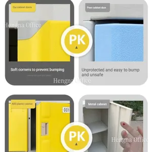JT-09fs Waterproof Low Profile ABS Lockers 36.4″ High to 48″ for Swimming Pool & Gym Changing Rooms ,3-layer thumbnail-4