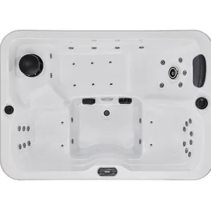 Luxury 4 Person Acrylic Jetted Outdoor Hot Tub Spa thumbnail-2