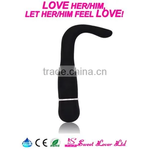 Hot Sexy Woman Masturbation Waterproof 'L' Shap Pussy Vagina Insertable Vibrator Sex Toy for Adult thumbnail-2