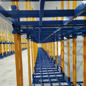 CE Certified Portable Pallet Stacking Rack With Mesh Wall for Warehouse Storage thumbnail-2