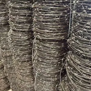 Barbed Wire Mesh Fencing Panel Easy Installation Perimeter Protection thumbnail-3