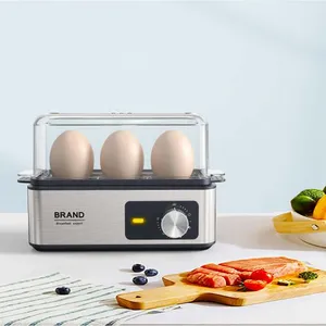 SE-D032 210W Electric Egg Cooker With Timer for Perfectly Boiled 3 Eggs thumbnail-1