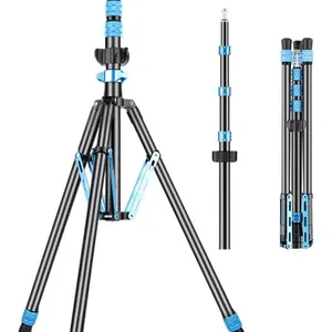 Adjustable Aluminum Photography Light Stand With Boom Arm For Studio Lighting Reversible Light Stand Tripod 200cm thumbnail-4